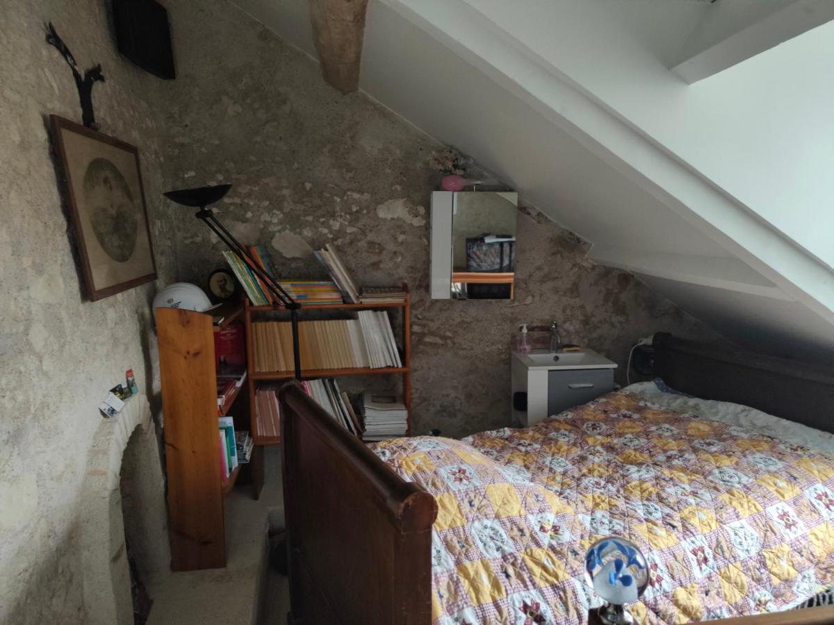 La Maison Bleue De Husseau Ancienne Ferme Semi-Troglodytique 18E Siecle Villa Монлюис-сюр-Лоар Екстериор снимка
